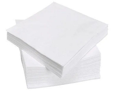 Ubrousek 33x33 bílé 140g 060110 2. jakost - Papírová hygiena Ubrousky 1 vrstvé